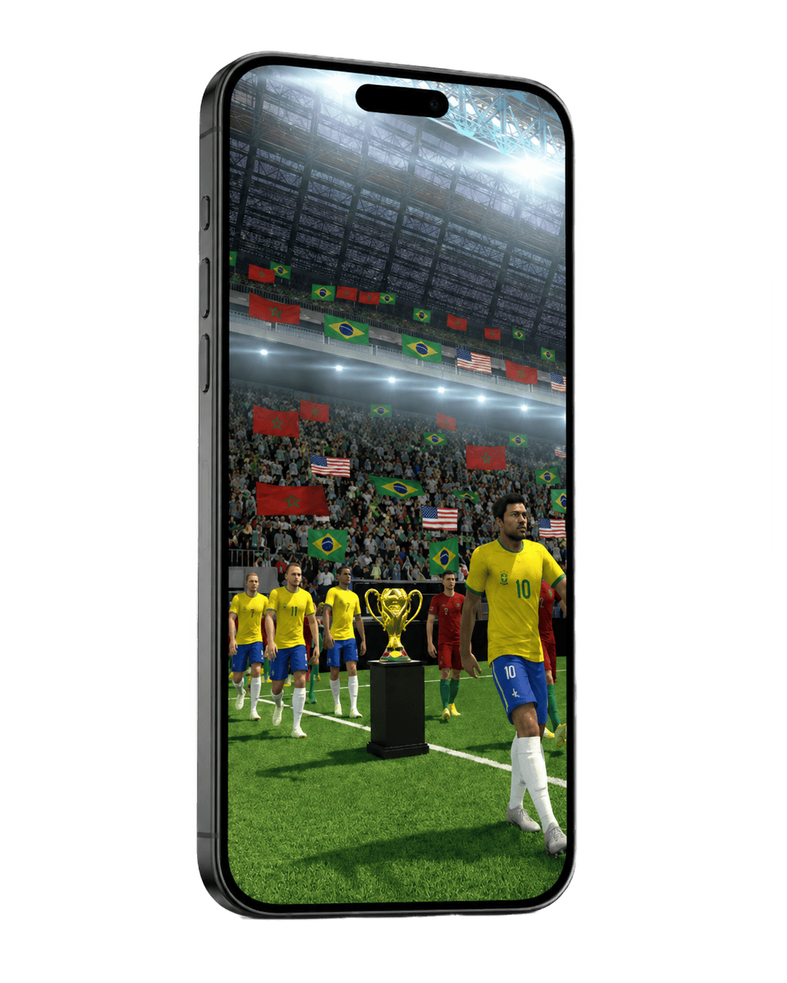 Ekran startowy Soccer Star World: Football na smartfonie